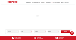 Desktop Screenshot of hoepckeimoveis.com.br