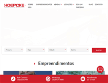 Tablet Screenshot of hoepckeimoveis.com.br